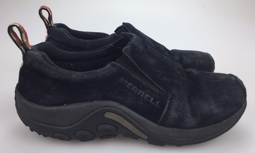 merrell leather loafers